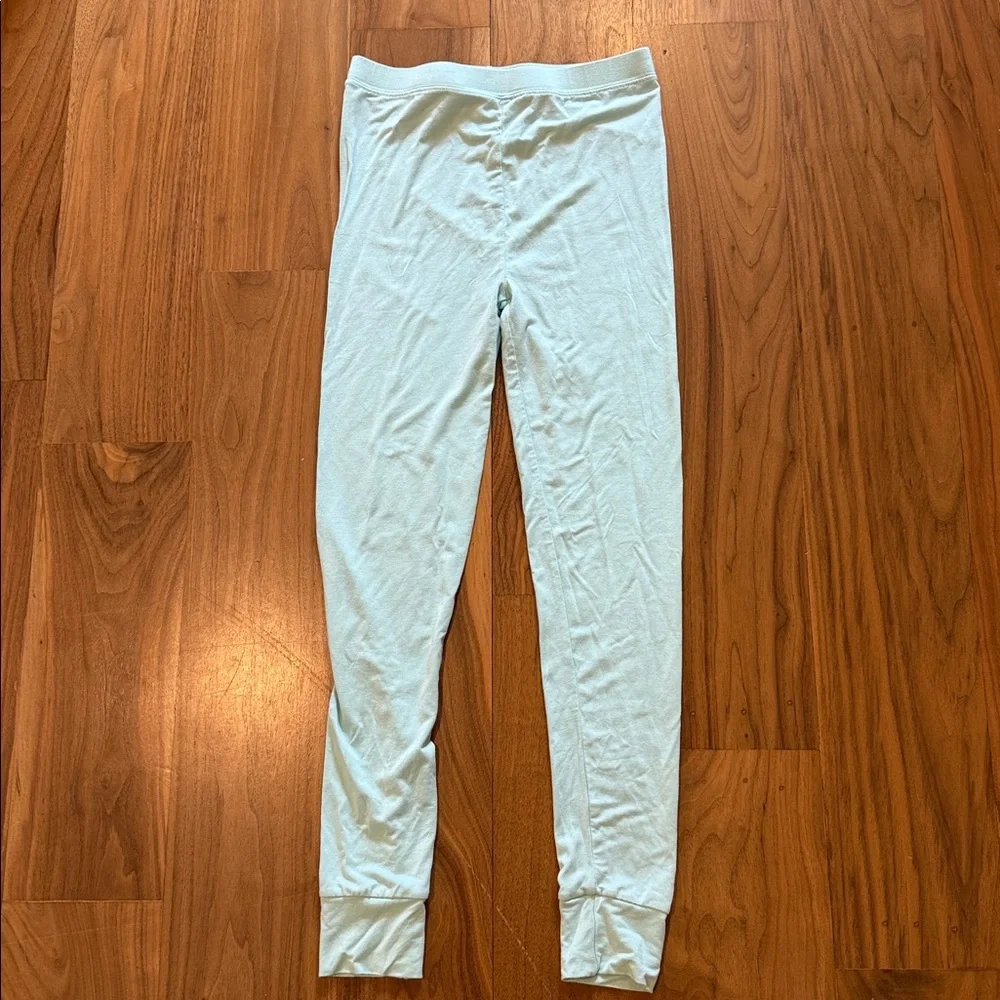 Little Sleepies Aquamarine Light Blue Two-Piece Pajama Set size 9/10